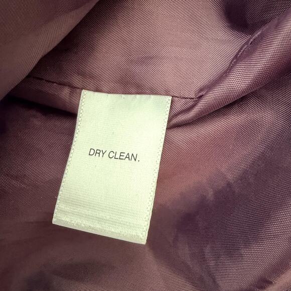 Apostrophe Trench Pea Coat Womens Multicolor Woven Tweed Double Breasted Size 12 - Picture 11 of 15